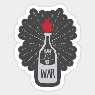 Molotov Art Sticker